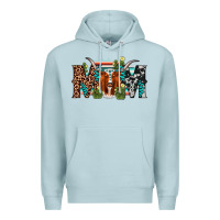 Blue Mist longhorn mom Premium Hoodie - AdoDesignShop