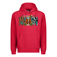 Cardinal longhorn mom Premium Hoodie - AdoDesignShop