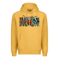 Mustard longhorn mom Premium Hoodie - AdoDesignShop
