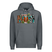 Rock longhorn mom Premium Hoodie - AdoDesignShop