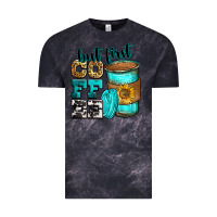 Cloud Black but first coffee Vintage Tee - Zillion Design Studio
