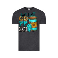 Vintage Black but first coffee Vintage Tee - Zillion Design Studio