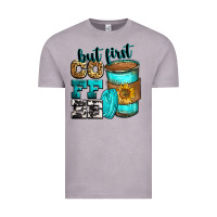 Vintage Zinc but first coffee Vintage Tee - Zillion Design Studio