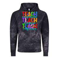 Cloud Black teach compassion teach kindness teach confidence Vintage Hoodie - texasbilliewilder