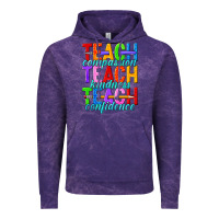 Cloud Purple teach compassion teach kindness teach confidence Vintage Hoodie - texasbilliewilder