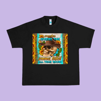Somewhere Where The Summer Lasted All Year Around Tumbler Urban Heavy Tee Designed By Hra Design Shop