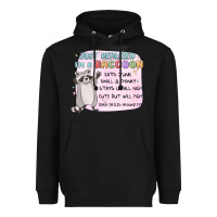 Black just realized im a raccoon Heavyweight Hoodie - MaliasSmallBusiness