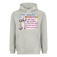 Moon Dust just realized im a raccoon Heavyweight Hoodie - MaliasSmallBusiness