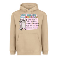 Mushroom just realized im a raccoon Heavyweight Hoodie - MaliasSmallBusiness