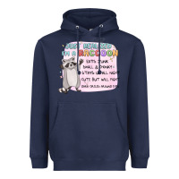Just Realized Im A Raccoon Heavyweight Hoodie | Teevron