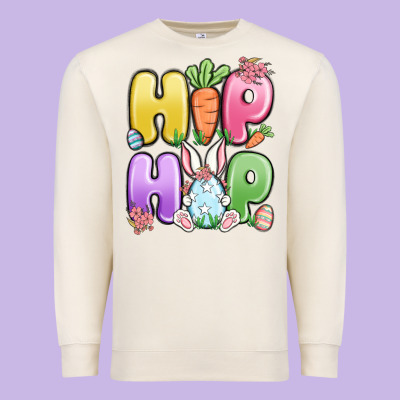 Easter Hip Hop Premium Sweatshirt Designed By Maliassmallbusiness