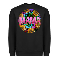 Black tie dye mama Heavyweight Sweatshirt - texasbilliewilder