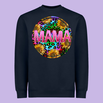 Tie Dye Mama Heavyweight Sweatshirt Designed By Texasbilliewilder