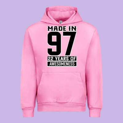 Made In 97 22 Years Of Awesomeness Urban Hoodie Designed By Bettercallsaul
