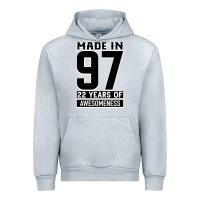 Heather Grey Made In 97 22 Years Of Awesomeness Urban Hoodie - Bettercallsaul