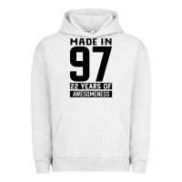 Pigment Lunar Rock Made In 97 22 Years Of Awesomeness Urban Hoodie - Bettercallsaul