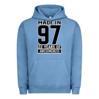 Pigment Pebble Blue Made In 97 22 Years Of Awesomeness Urban Hoodie - Bettercallsaul