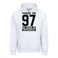 White Made In 97 22 Years Of Awesomeness Urban Hoodie - Bettercallsaul