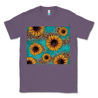 Lavender sunflower turquoise glitter Classic Tee - JahusDesignShop