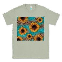 Matcha sunflower turquoise glitter Classic Tee - JahusDesignShop