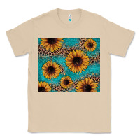 Mushroom sunflower turquoise glitter Classic Tee - JahusDesignShop