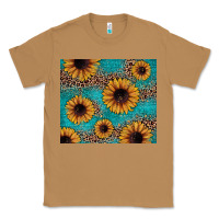 Toasted Coconut sunflower turquoise glitter Classic Tee - JahusDesignShop