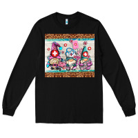 Black nurse gnomes Long Sleeve Tee - AdoDesignShop