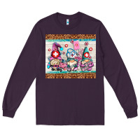 Plum nurse gnomes Long Sleeve Tee - AdoDesignShop
