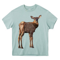 Arona elk fawn deer Heavy Core Tee - LillyAllenDesigns