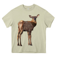 Mossy elk fawn deer Heavy Core Tee - LillyAllenDesigns