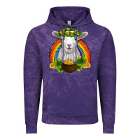 Cloud Purple st patricks day baby sheep shamrocks gold rainbow Vintage Hoodie - RanaPortraitStore