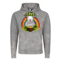Cloud Rock st patricks day baby sheep shamrocks gold rainbow Vintage Hoodie - RanaPortraitStore