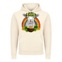 Vintage Artic st patricks day baby sheep shamrocks gold rainbow Vintage Hoodie - RanaPortraitStore