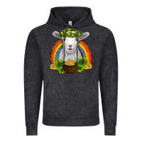 St Patricks Day Baby Sheep Shamrocks Gold Rainbow Vintage Hoodie | Teevron