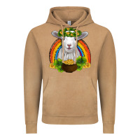 Vintage Camel st patricks day baby sheep shamrocks gold rainbow Vintage Hoodie - RanaPortraitStore