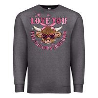 Charcoal Heather love you till the cows come home Premium Sweatshirt - MaliasSmallBusiness