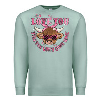 Seafoam love you till the cows come home Premium Sweatshirt - MaliasSmallBusiness