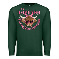 Sports Green love you till the cows come home Premium Sweatshirt - MaliasSmallBusiness
