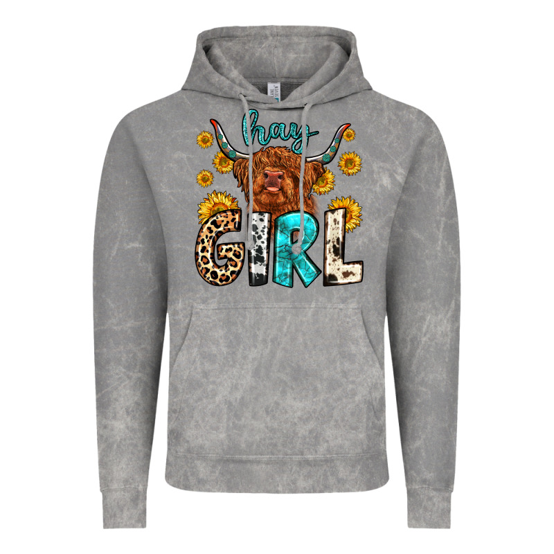 Hay Girl Vintage Hoodie by Zillion Design Studio | Teevron