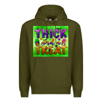 Army Green thick and a treat Premium Hoodie - BundleAndBundleShop