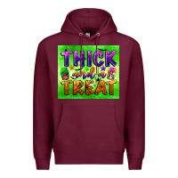 Burgundy thick and a treat Premium Hoodie - BundleAndBundleShop