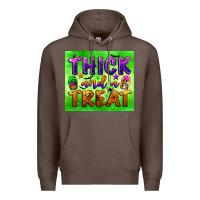 Coffee thick and a treat Premium Hoodie - BundleAndBundleShop