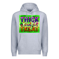 Heather Grey thick and a treat Premium Hoodie - BundleAndBundleShop