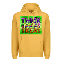 Mustard thick and a treat Premium Hoodie - BundleAndBundleShop