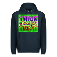 Navy thick and a treat Premium Hoodie - BundleAndBundleShop