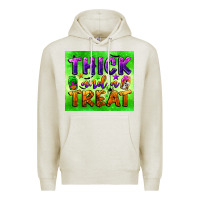 Oatmeal Heather thick and a treat Premium Hoodie - BundleAndBundleShop