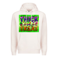Pale Pink thick and a treat Premium Hoodie - BundleAndBundleShop