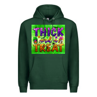 Sports Green thick and a treat Premium Hoodie - BundleAndBundleShop