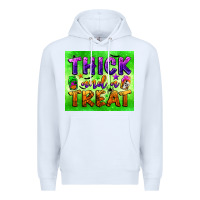 White thick and a treat Premium Hoodie - BundleAndBundleShop