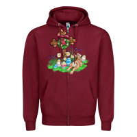 Burgundy religious easter bunny cross Zipper Hoodie - AdoDesignShop